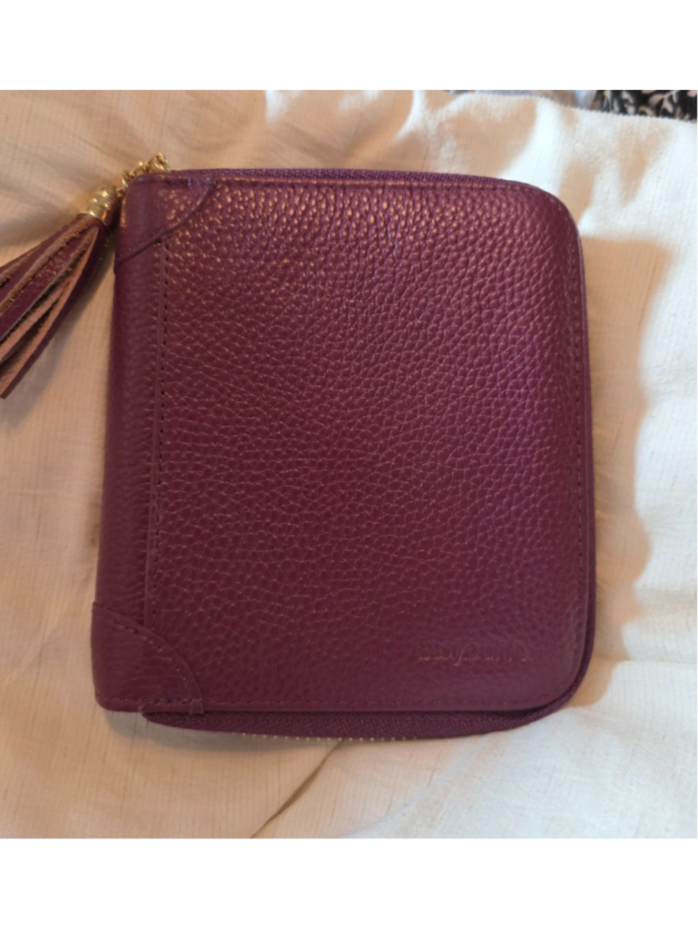 Easyoulife Womens Credit Card Holder Wallet Zip Leather Card Case RFID Blocking